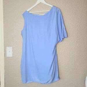 Marie Oliver one Shoulder Silk Dress